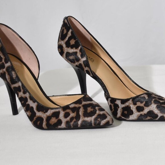 Michael Kors, Keke Leopard Print Calf Hair Pump, Size 7.5 - Picture 6 of 6